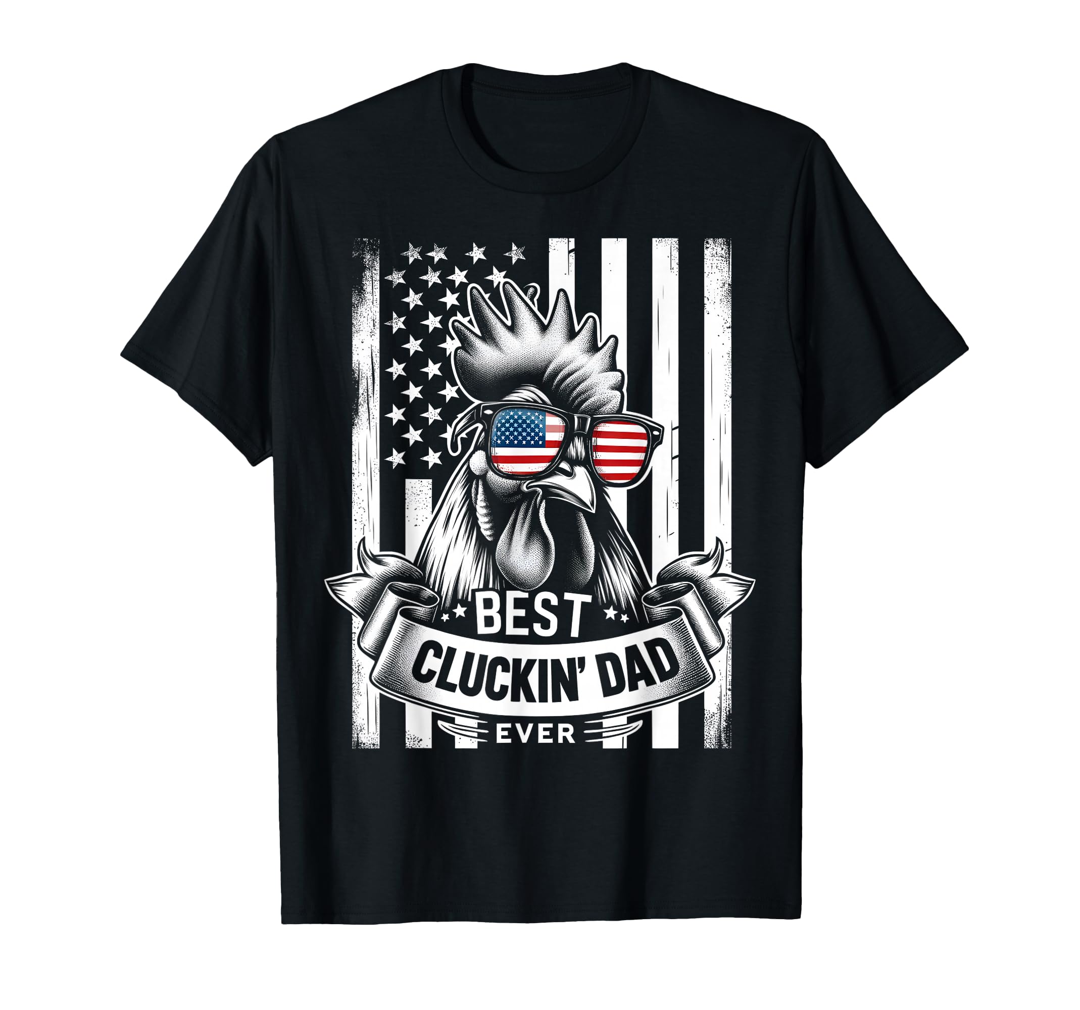 Best Cluckin Dad Ever Chicken Lover T-Shirt - Minimalist Print for Adults - T-Shirt, Sweatshirt, Hoodie