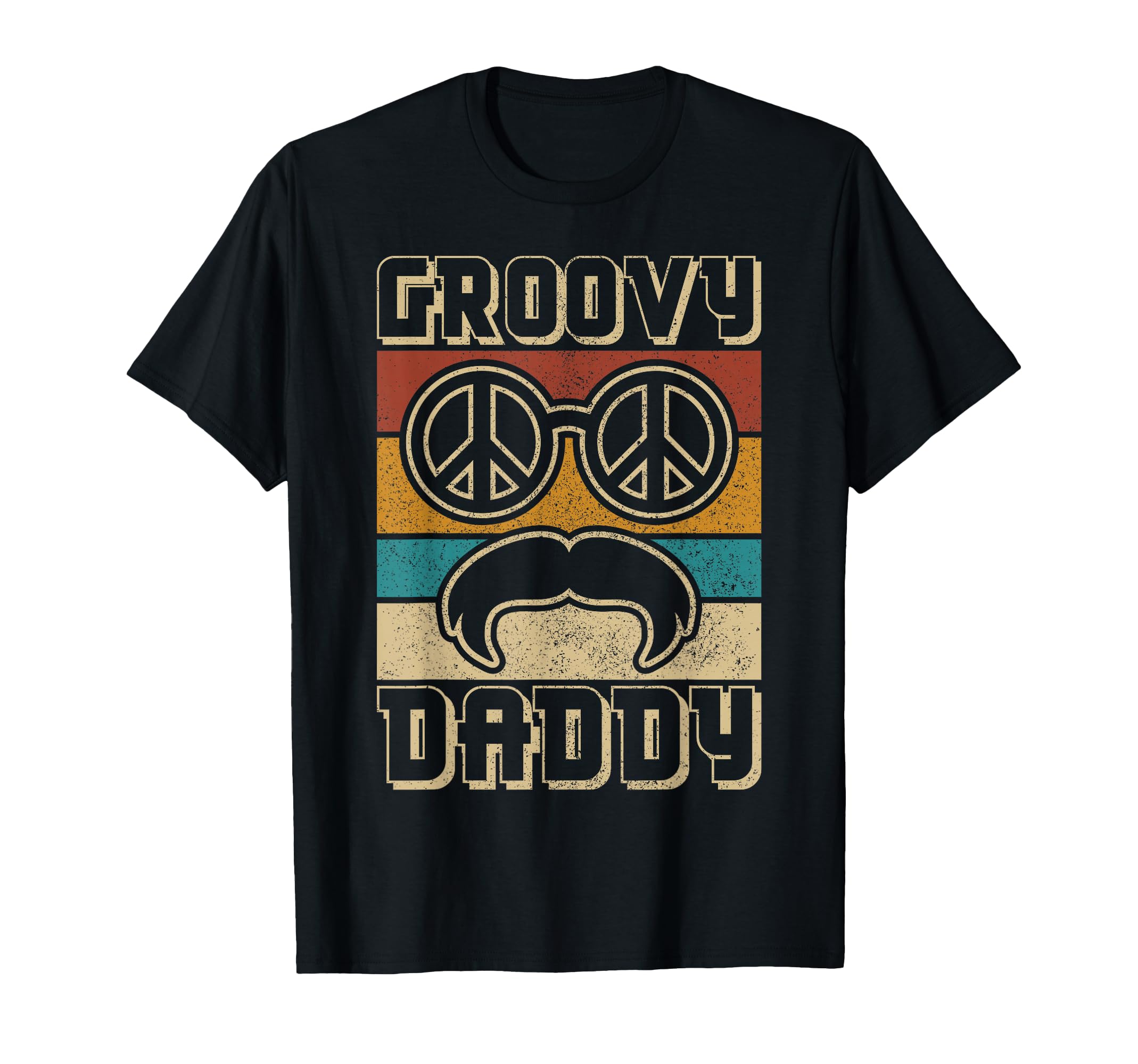 Groovy Daddy 60S Outfit 70S Themed T-Shirt - Aesthetic Graphic Unisex - T-Shirt, Sweatshirt, Hoodie