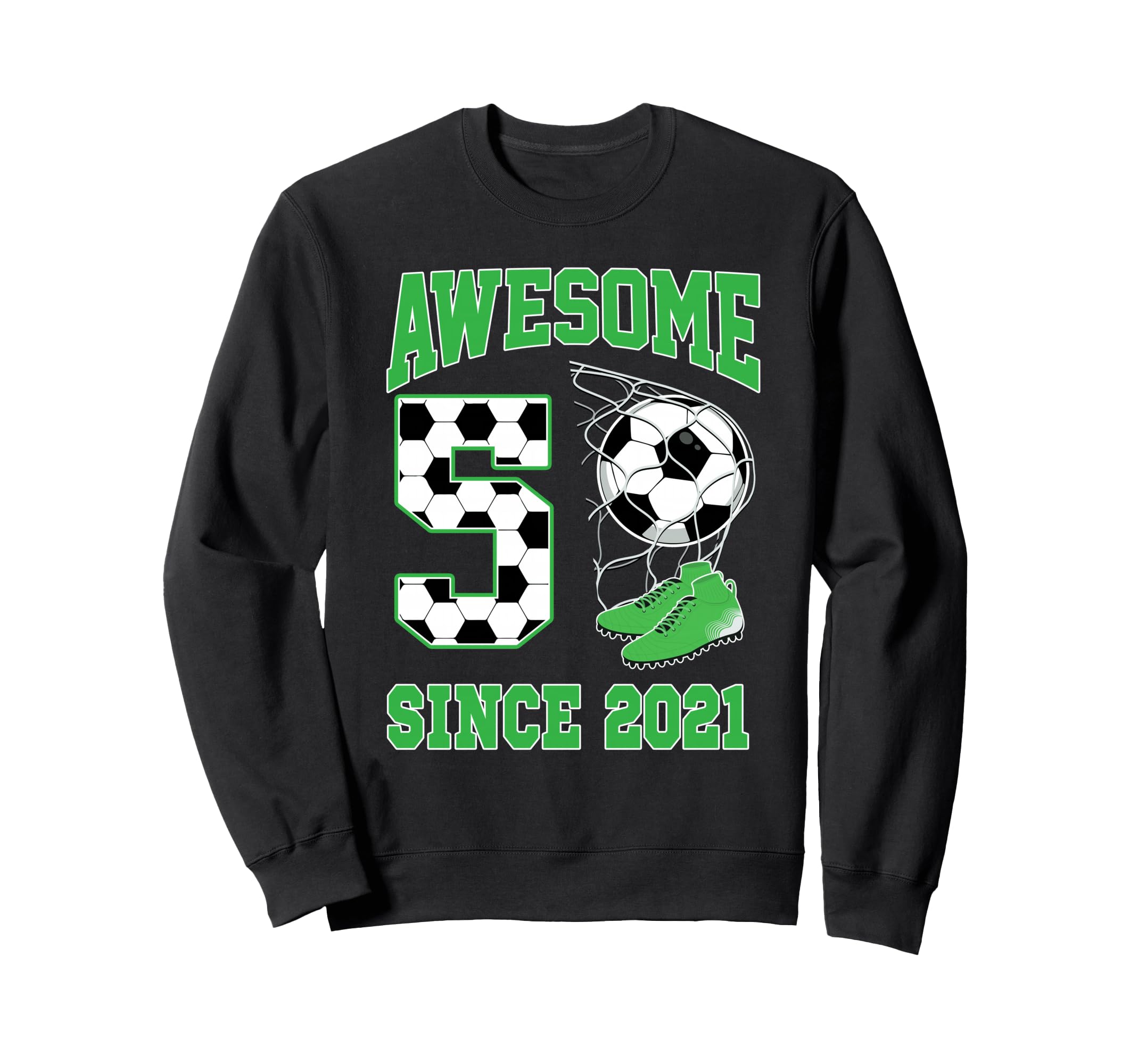 5 Year Old Awesome 5 Since Sweatshirt - Casual Everyday Wear for Adults - T-Shirt, Sweatshirt, Hoodie