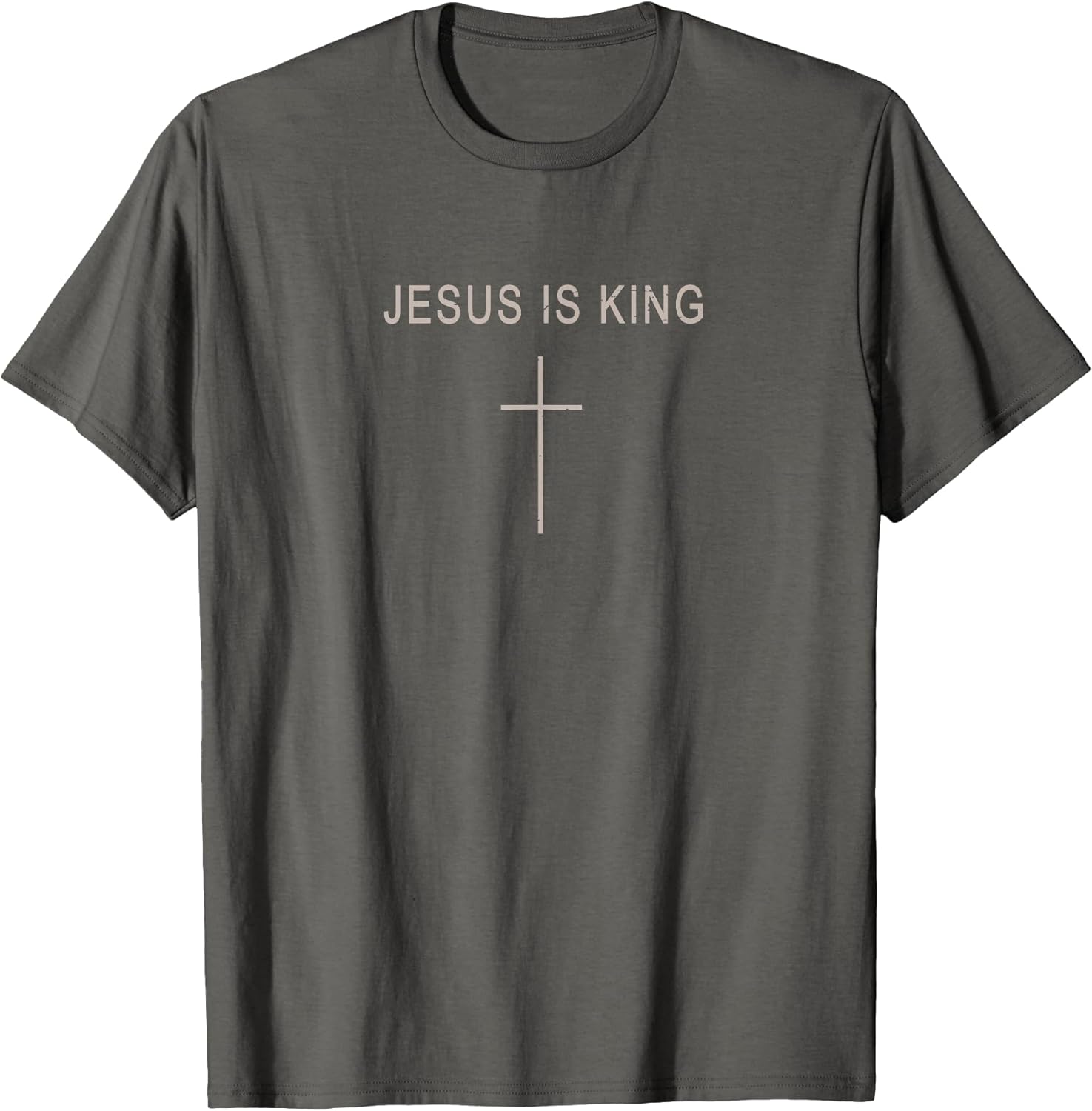 Cross Jesus is King Minimalist Christian Boy Toddler - Adult & Kids T-Shirts, Sweatshirts & Hoodies apparel design preview 1