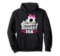 Biggest Fan Soccer Sister Soccer Hoodie - Custom Art Print for Adults - T-Shirt, Sweatshirt, Hoodie