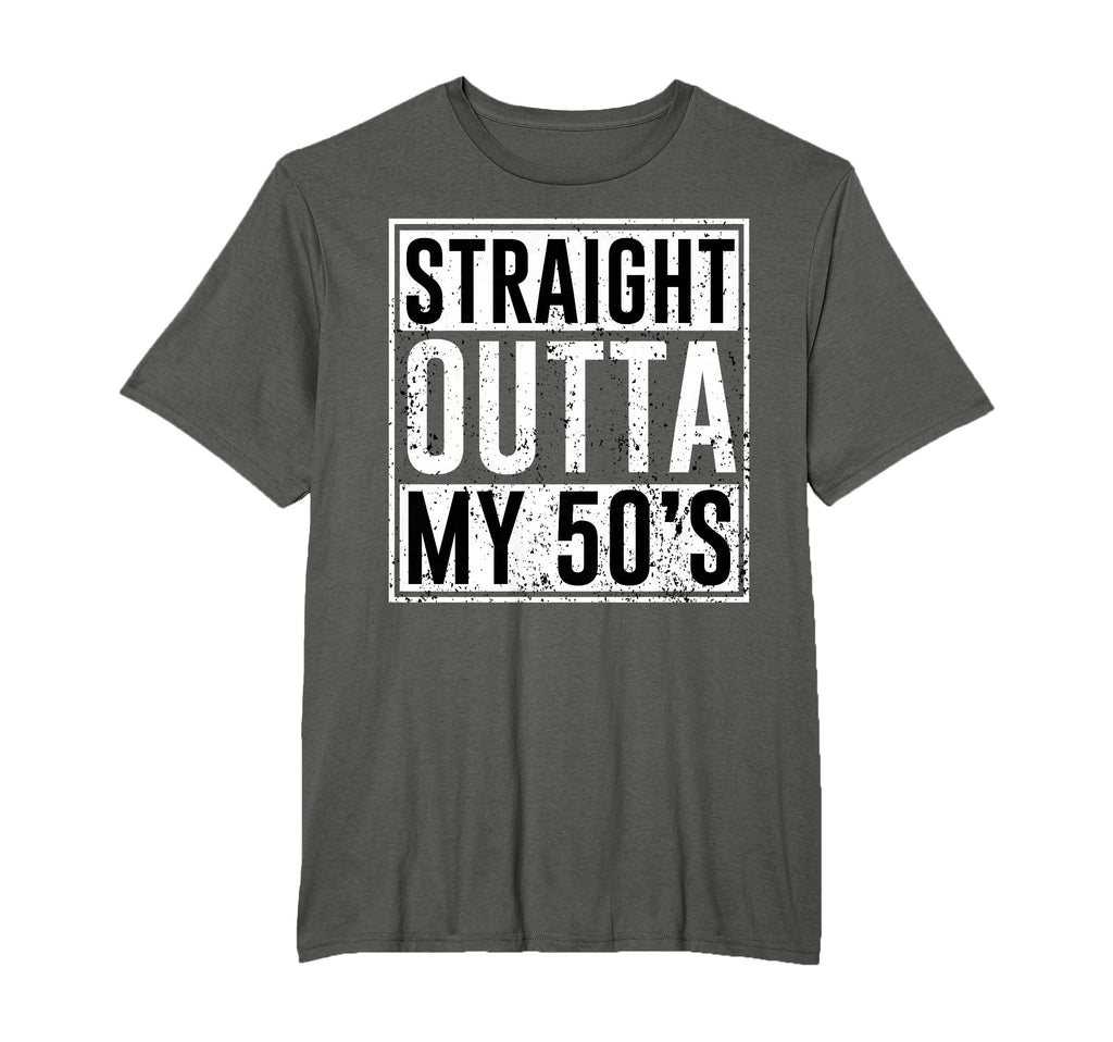 Straight Outta My 50S Birthday Party T-Shirt - Minimalist Print Men Women - T-Shirt, Sweatshirt, Hoodie