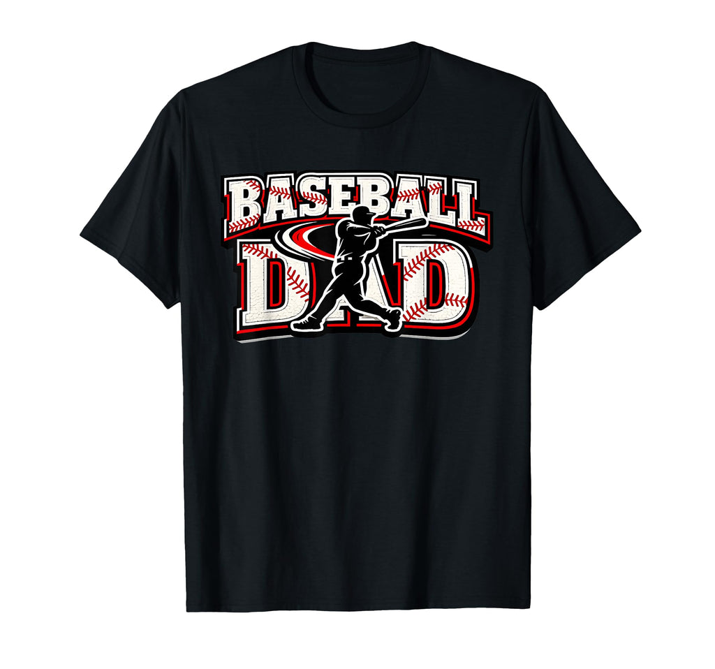 Baseball Dad Game Day Varsity T-Shirt - Graphic Print Men Women - T-Shirt, Sweatshirt, Hoodie