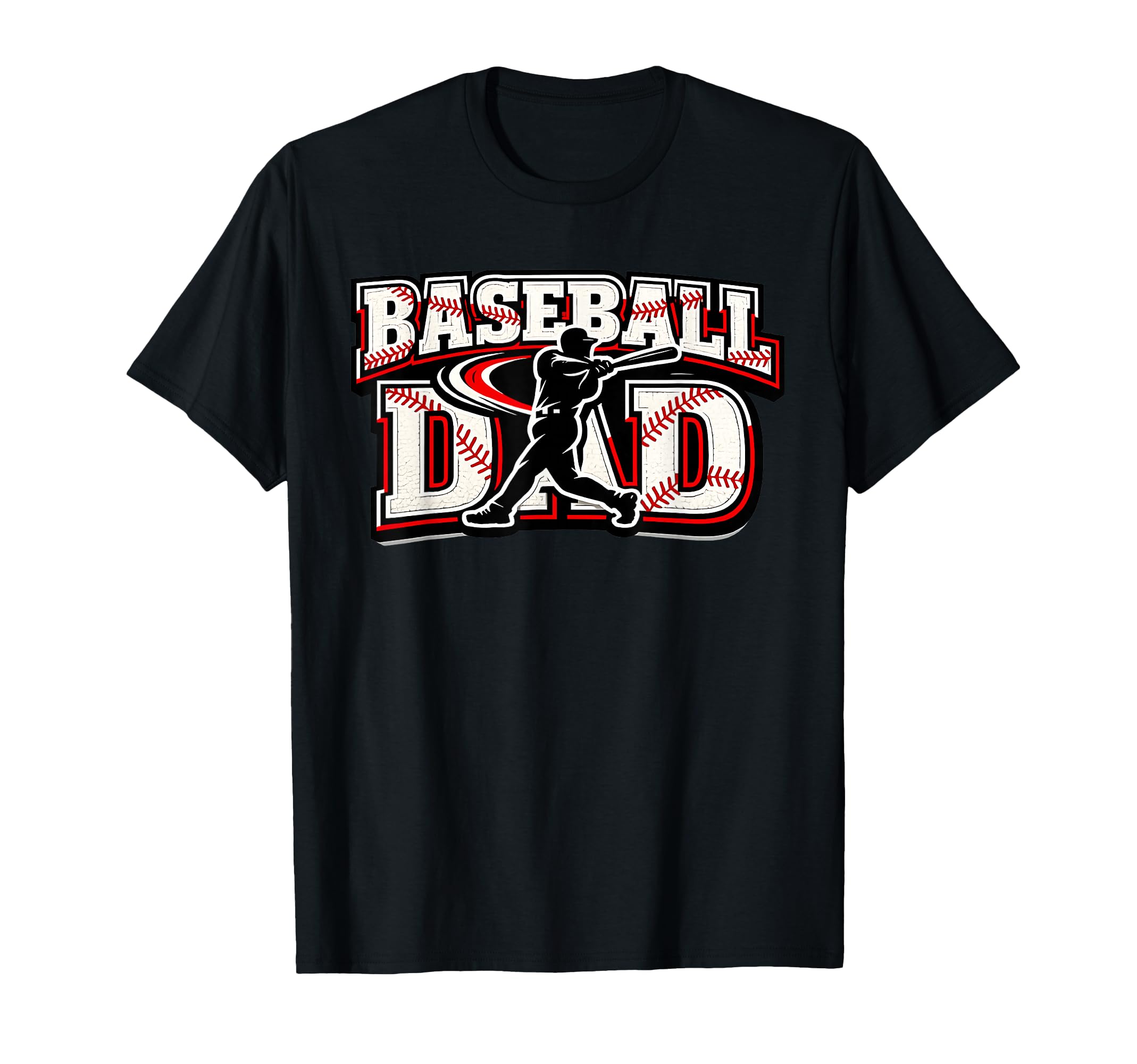 Baseball Dad Game Day Varsity T-Shirt - Graphic Print Men Women - T-Shirt, Sweatshirt, Hoodie