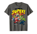 Marvel Fathers Day My Dad Is Super T-Shirt - Custom Art Print Unisex - T-Shirt, Sweatshirt, Hoodie