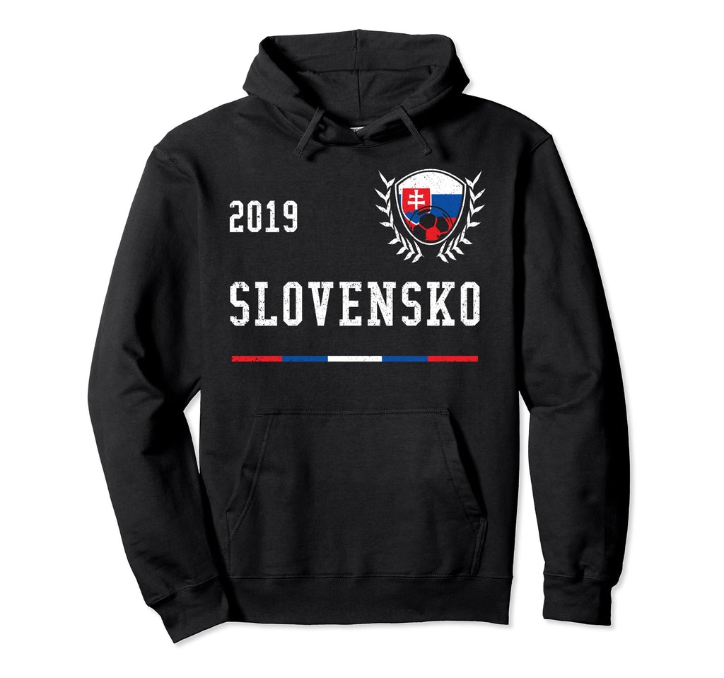 Slovakia Football Jersey 2019 Hoodie - Casual Everyday Wear Men Women - T-Shirt, Sweatshirt, Hoodie