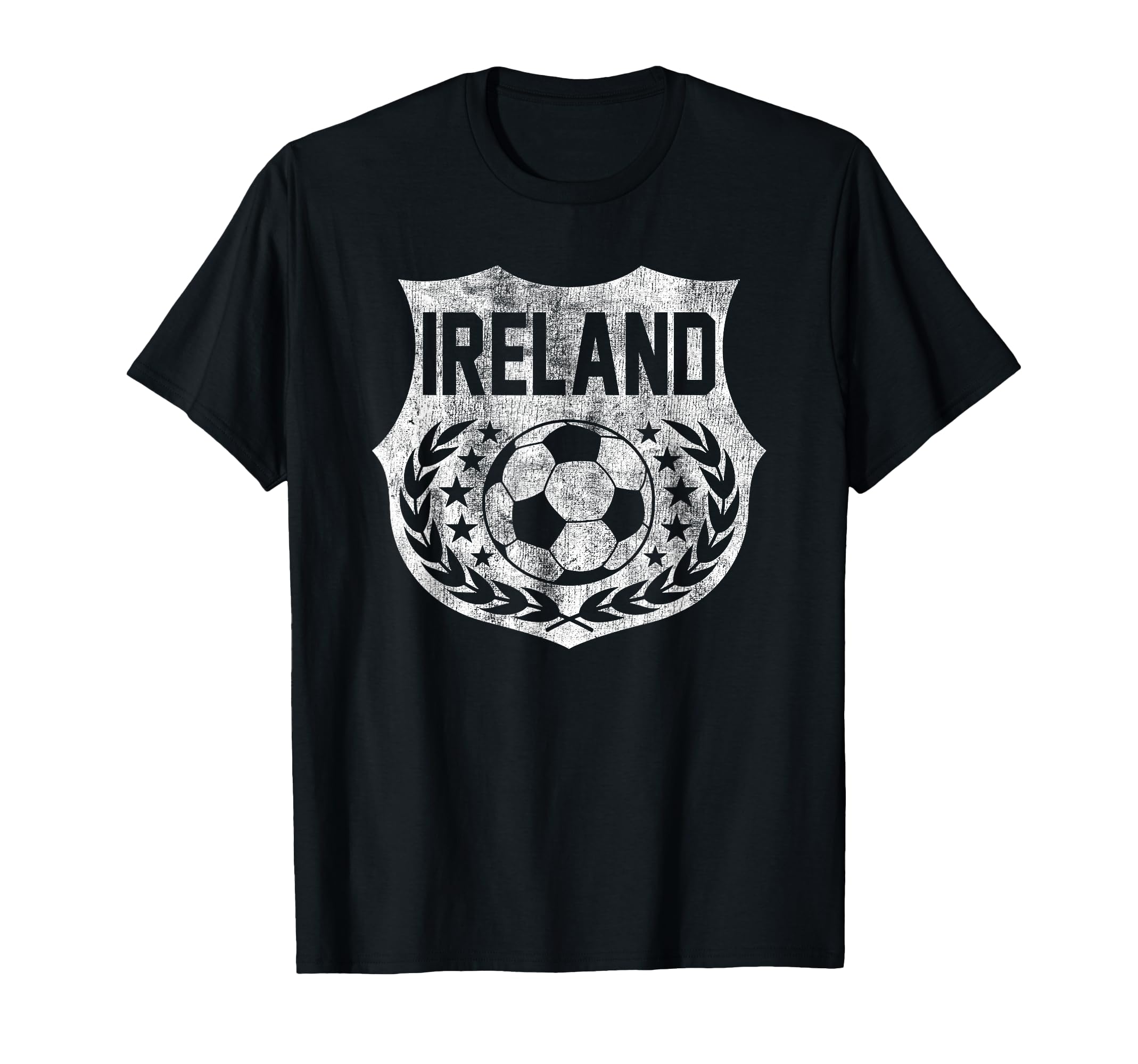 Ireland Faded Soccer T-Shirt - Unique Graphic Men Women - T-Shirt, Sweatshirt, Hoodie