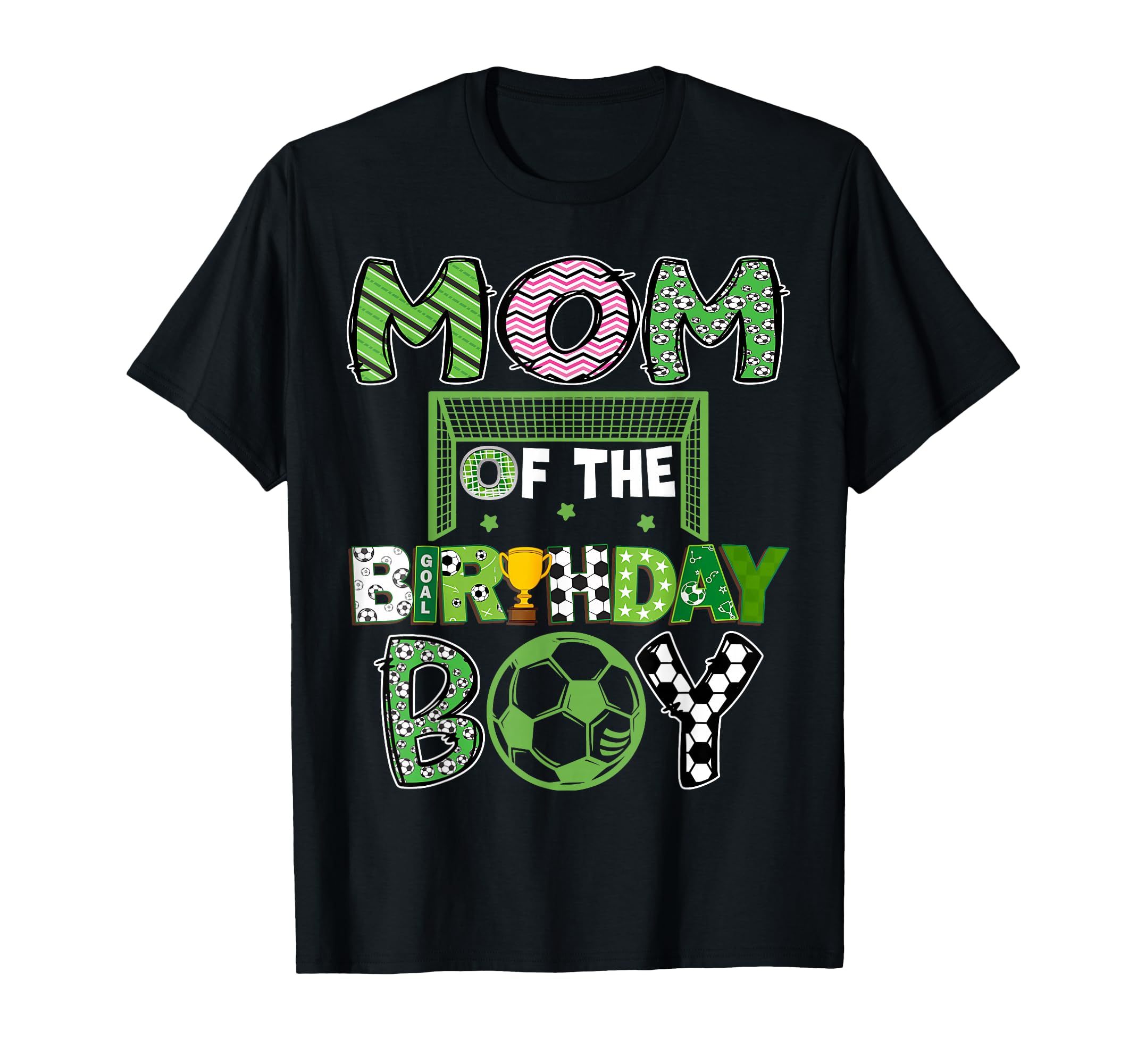 Mom Birthday Soccer Player Birthday T-Shirt - Graphic Print Men Women - T-Shirt, Sweatshirt, Hoodie
