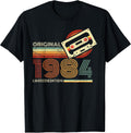 Vintage 1984 Retro Birthday Design - Adult & Kids T-Shirts, Sweatshirts & Hoodies apparel design preview 1