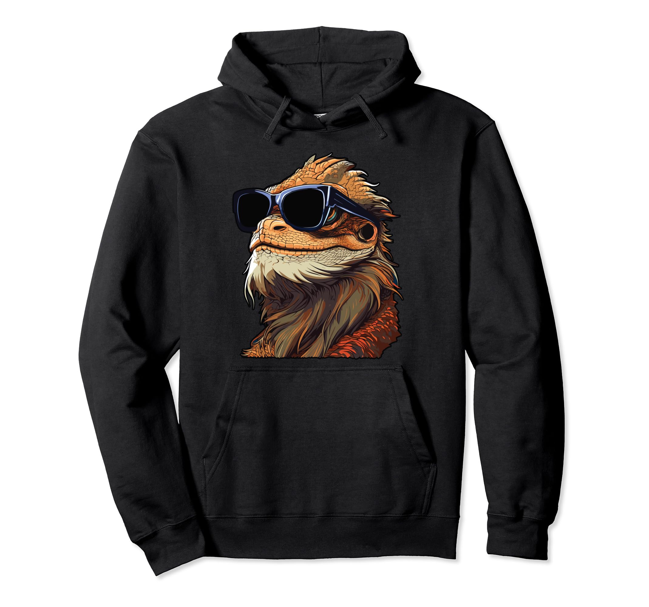 Dad Mom Sunglasses Funny Bearded Dragon Hoodie - Streetwear Style Unisex - T-Shirt, Sweatshirt, Hoodie