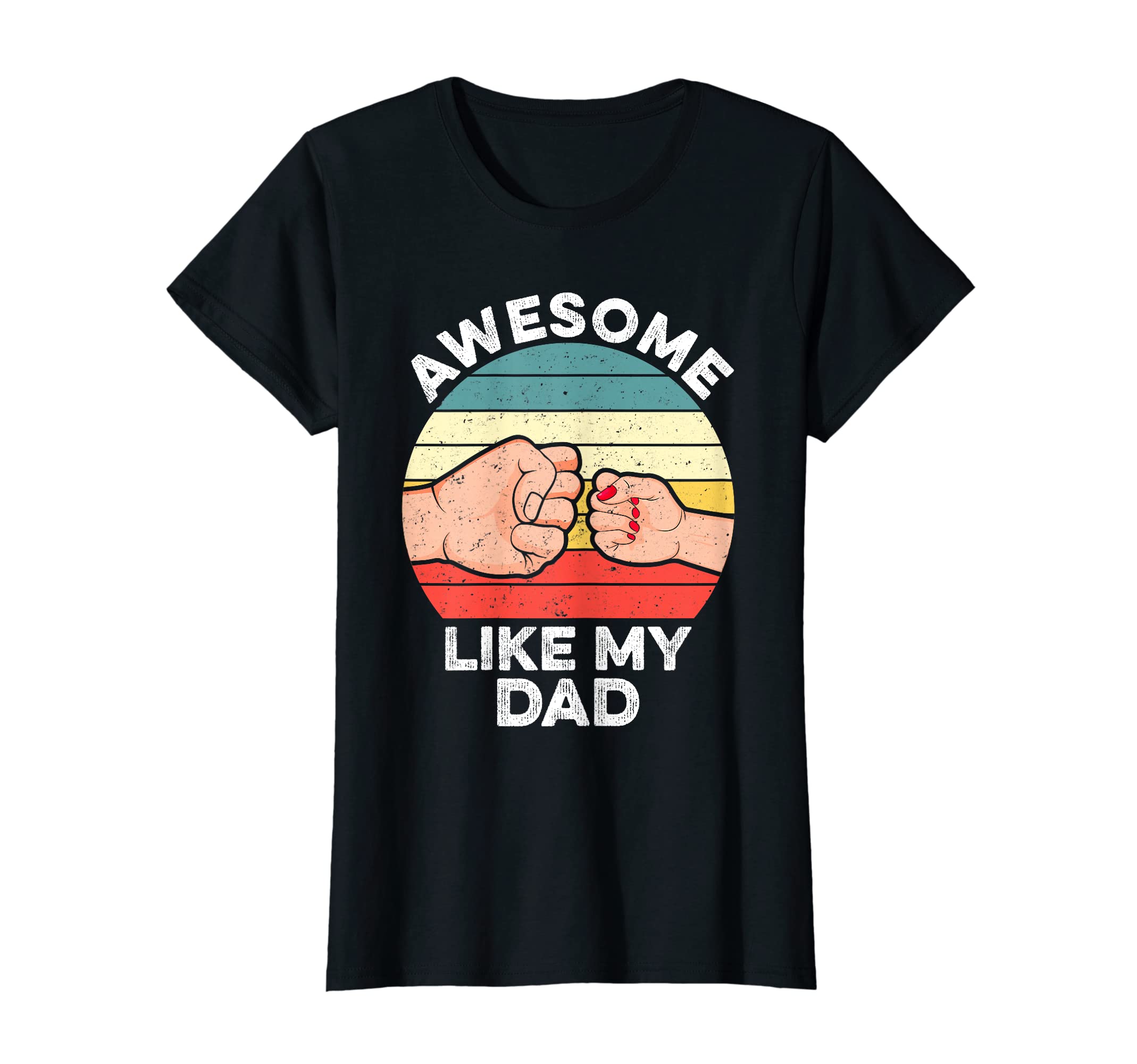 Awesome Like My Dad Father Daughter T-Shirt - Aesthetic Graphic Unisex - T-Shirt, Sweatshirt, Hoodie