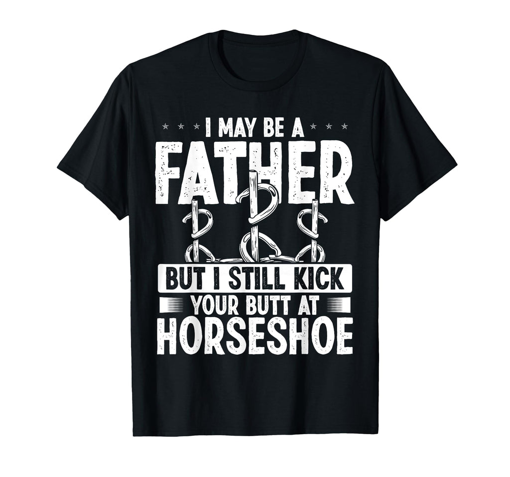Horseshoe Team Fathers Day Horseshoes Game T-Shirt - Unique Graphic Unisex - T-Shirt, Sweatshirt, Hoodie