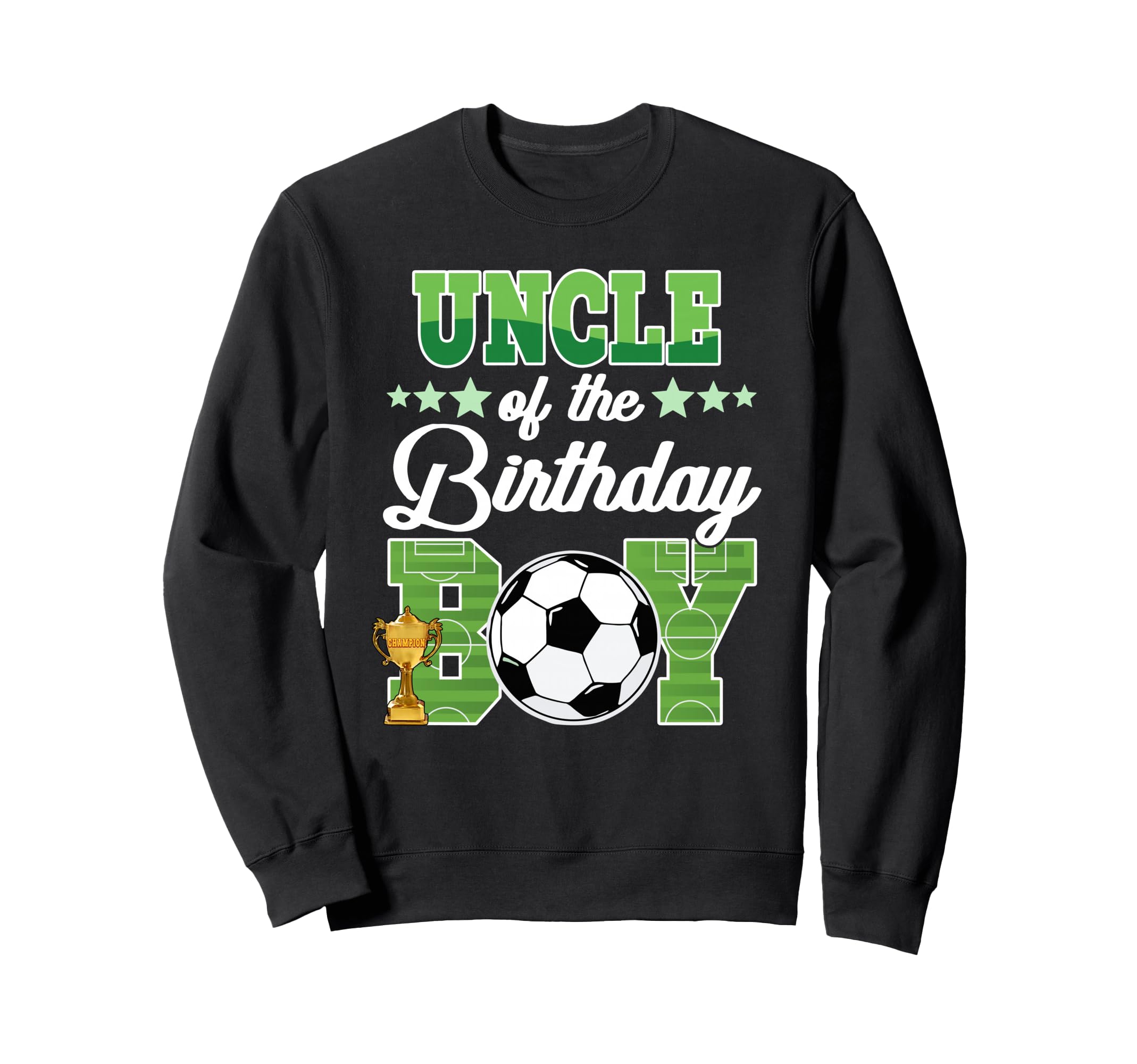 Soccer Uncle Birthday Party Soccer Sweatshirt - Minimalist Print Men Women - T-Shirt, Sweatshirt, Hoodie
