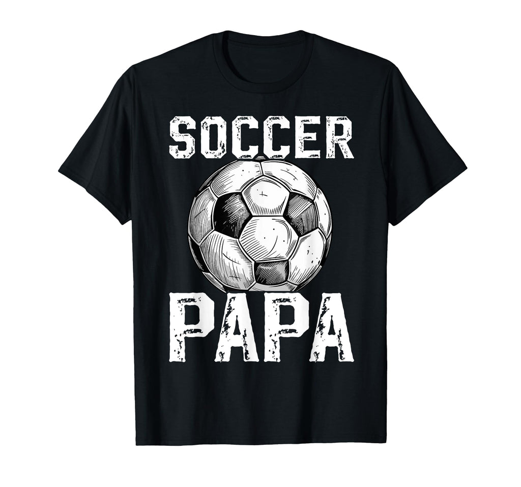 Soccer Papa Grandpa Papa Soccer T-Shirt - Fun Novelty Design for Adults - T-Shirt, Sweatshirt, Hoodie