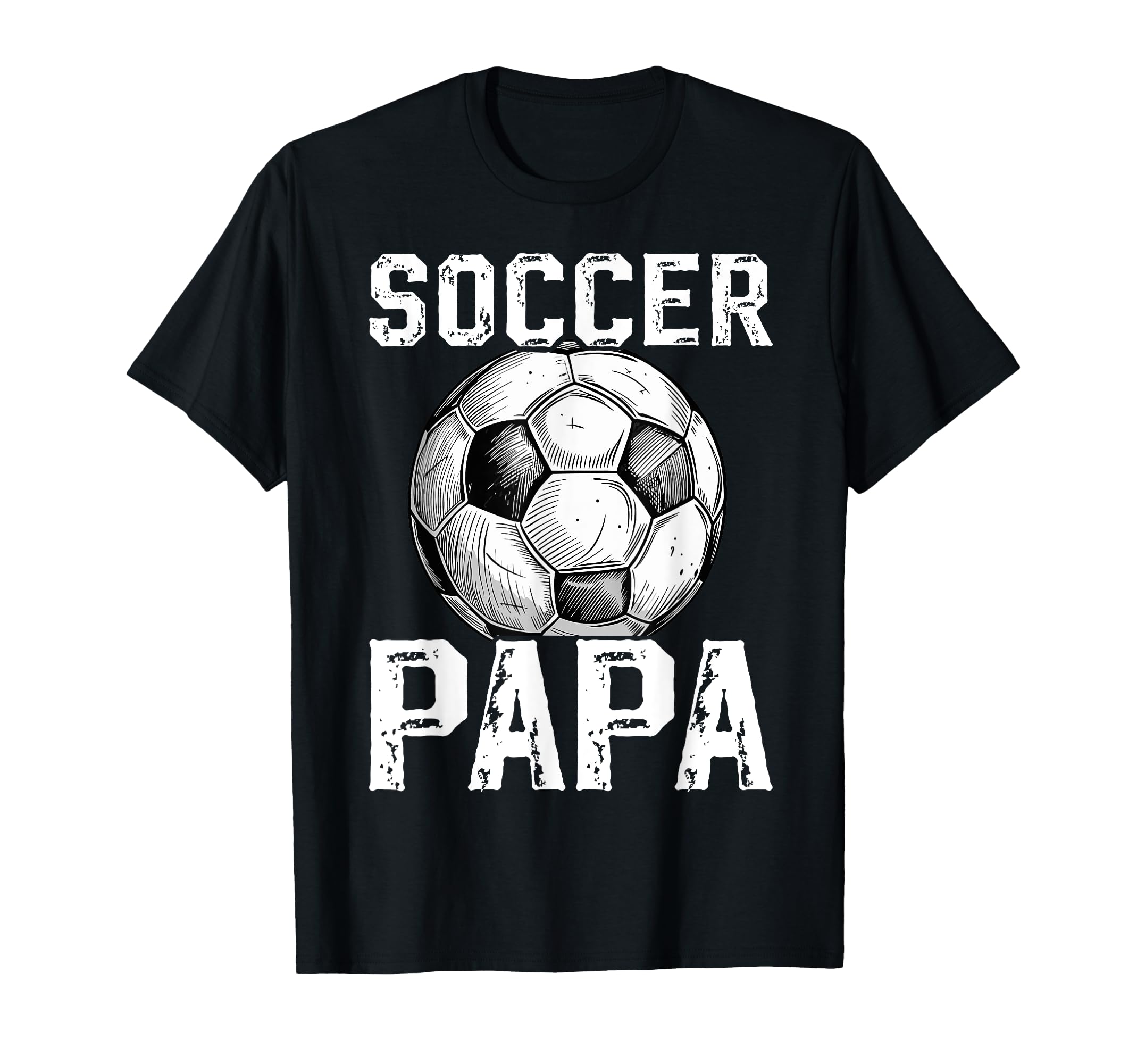 Soccer Papa Grandpa Papa Soccer T-Shirt - Fun Novelty Design for Adults - T-Shirt, Sweatshirt, Hoodie
