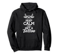 Stay Calm And Get Bearded Father Tattoo Hoodie - Novelty Apparel Unisex - T-Shirt, Sweatshirt, Hoodie
