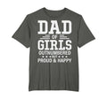 Funny Dad Outnumbered Pun Proud New T-Shirt - Graphic Print for Adults - T-Shirt, Sweatshirt, Hoodie