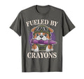 Sarcastic Fueled Crayons Bulldog T-Shirt - Casual Everyday Wear Unisex - T-Shirt, Sweatshirt, Hoodie