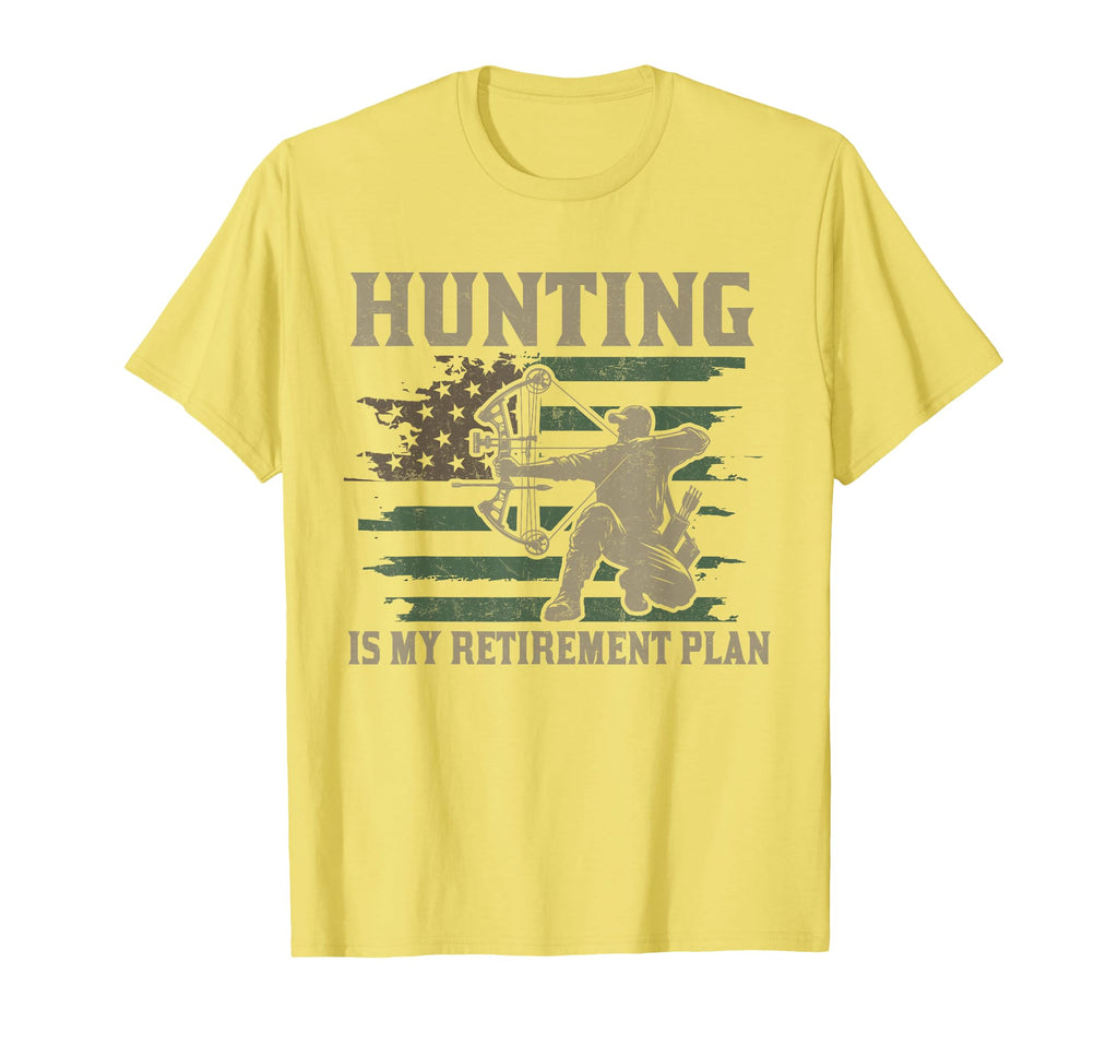Funny Dad Retired Grandpa Hunting Is My T-Shirt - Trendy Graphic Unisex - T-Shirt, Sweatshirt, Hoodie