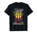 Funny Softball Dad Like Baseball Dad Us T-Shirt - Graphic Print Unisex - T-Shirt, Sweatshirt, Hoodie