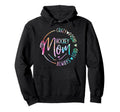 Hockey Mom Crazy Proud Always Loud Tie Hoodie - Trendy Graphic for Adults - T-Shirt, Sweatshirt, Hoodie