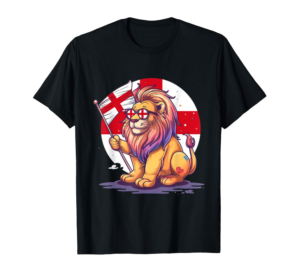 Lion England Pride England Roots T-Shirt - Fun Novelty Design Unisex - T-Shirt, Sweatshirt, Hoodie