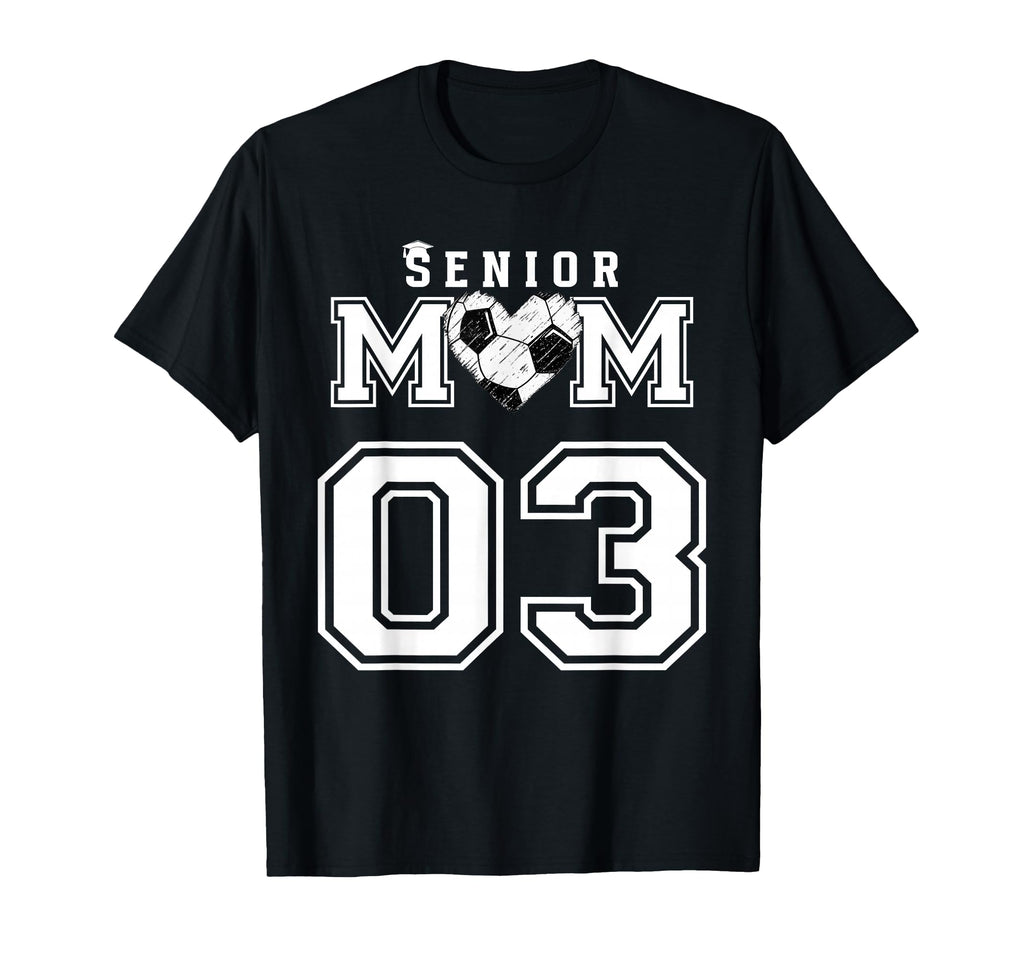 Proud Senior Soccer Mom Custom Jersey T-Shirt - Minimalist Print Unisex - T-Shirt, Sweatshirt, Hoodie