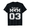 Proud Senior Soccer Mom Custom Jersey T-Shirt - Minimalist Print Unisex - T-Shirt, Sweatshirt, Hoodie