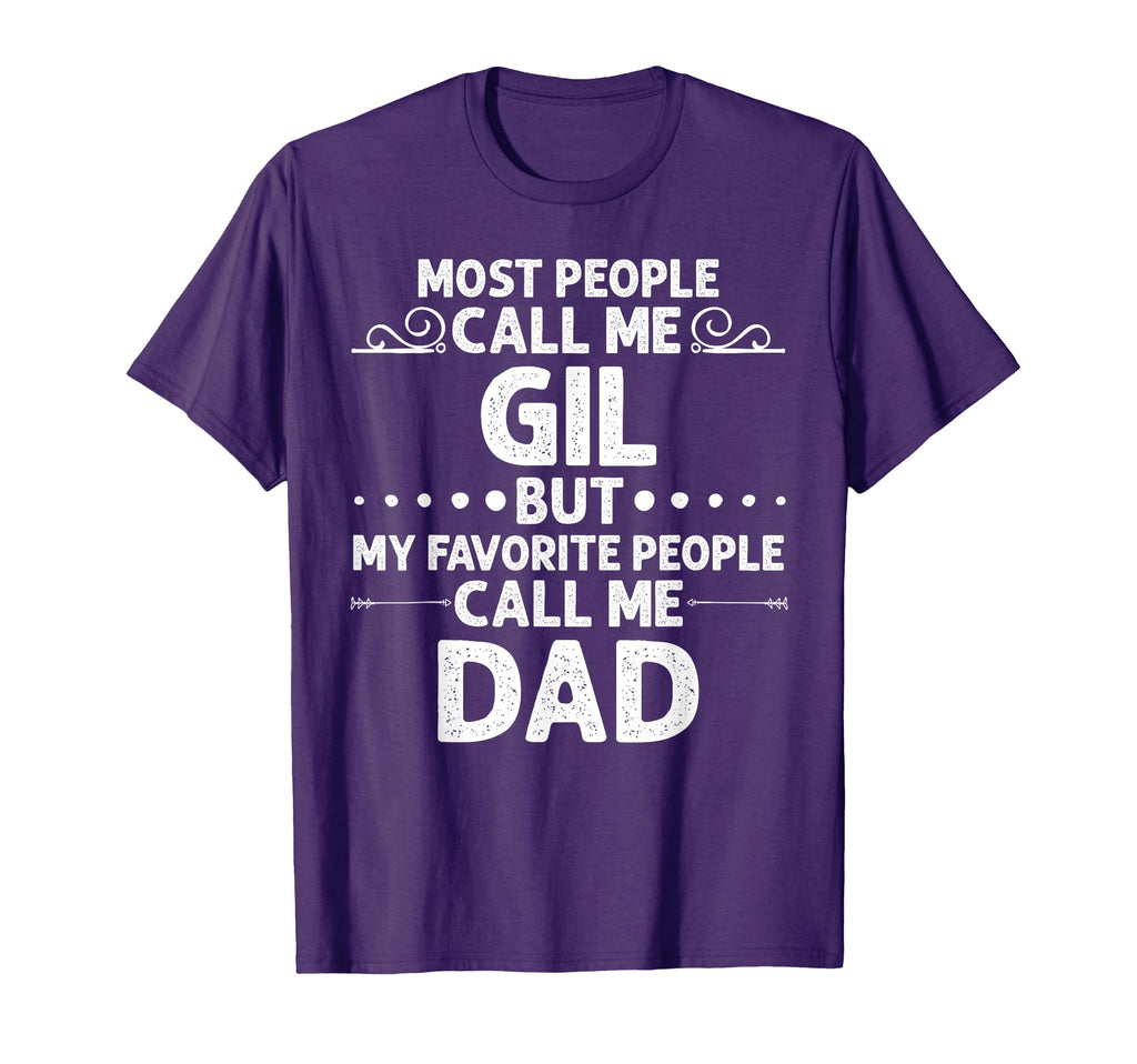 Gil Gift Name Funny Fathers Day T-Shirt - Custom Art Print Men Women - T-Shirt, Sweatshirt, Hoodie
