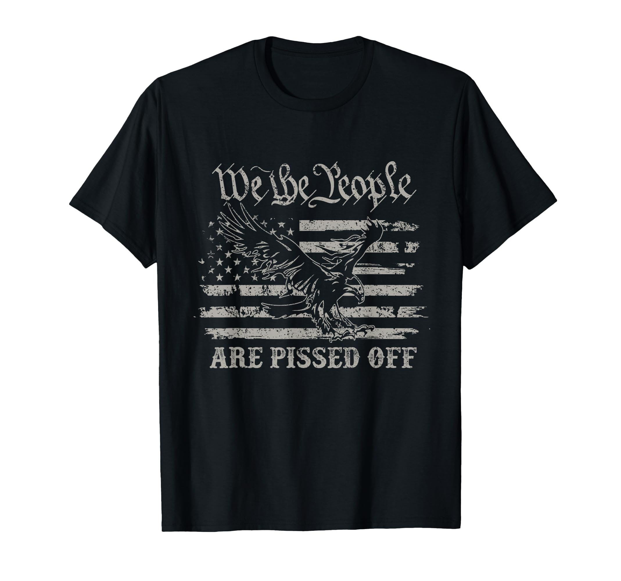 American Flag Bald Eagle We People Are T-Shirt - Streetwear Style Unisex - T-Shirt, Sweatshirt, Hoodie