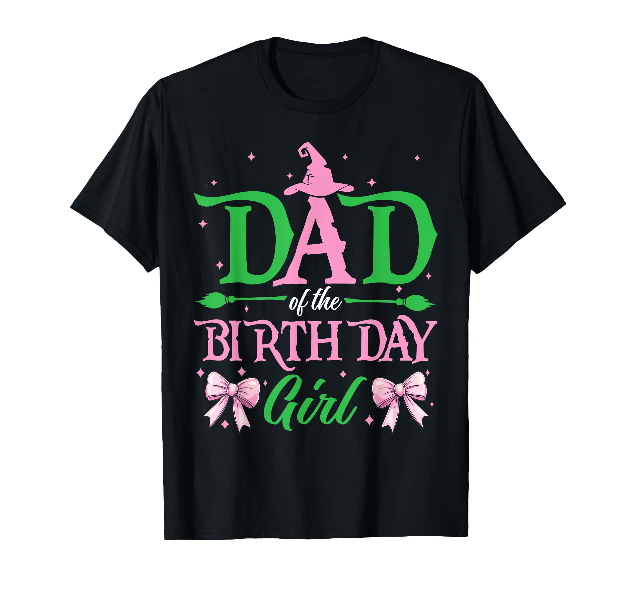 Dad Birthday Witch Family Party T-Shirt - Custom Art Print for Adults - T-Shirt, Sweatshirt, Hoodie