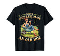 Never Underestimate Old Hoe T-Shirt - Aesthetic Graphic for Adults - T-Shirt, Sweatshirt, Hoodie