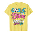 Gender Reveal Goals Or Bows Daddy Loves T-Shirt - Unique Graphic Men Women - T-Shirt, Sweatshirt, Hoodie