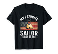My Favorite Sailor Calls Me Dad T-Shirt - Novelty Apparel for Adults - T-Shirt, Sweatshirt, Hoodie