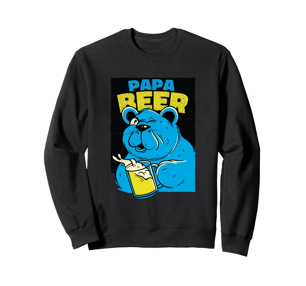 Papa Beer Funny Dad Joke Fathers Sweatshirt - Streetwear Style for Adults - T-Shirt, Sweatshirt, Hoodie