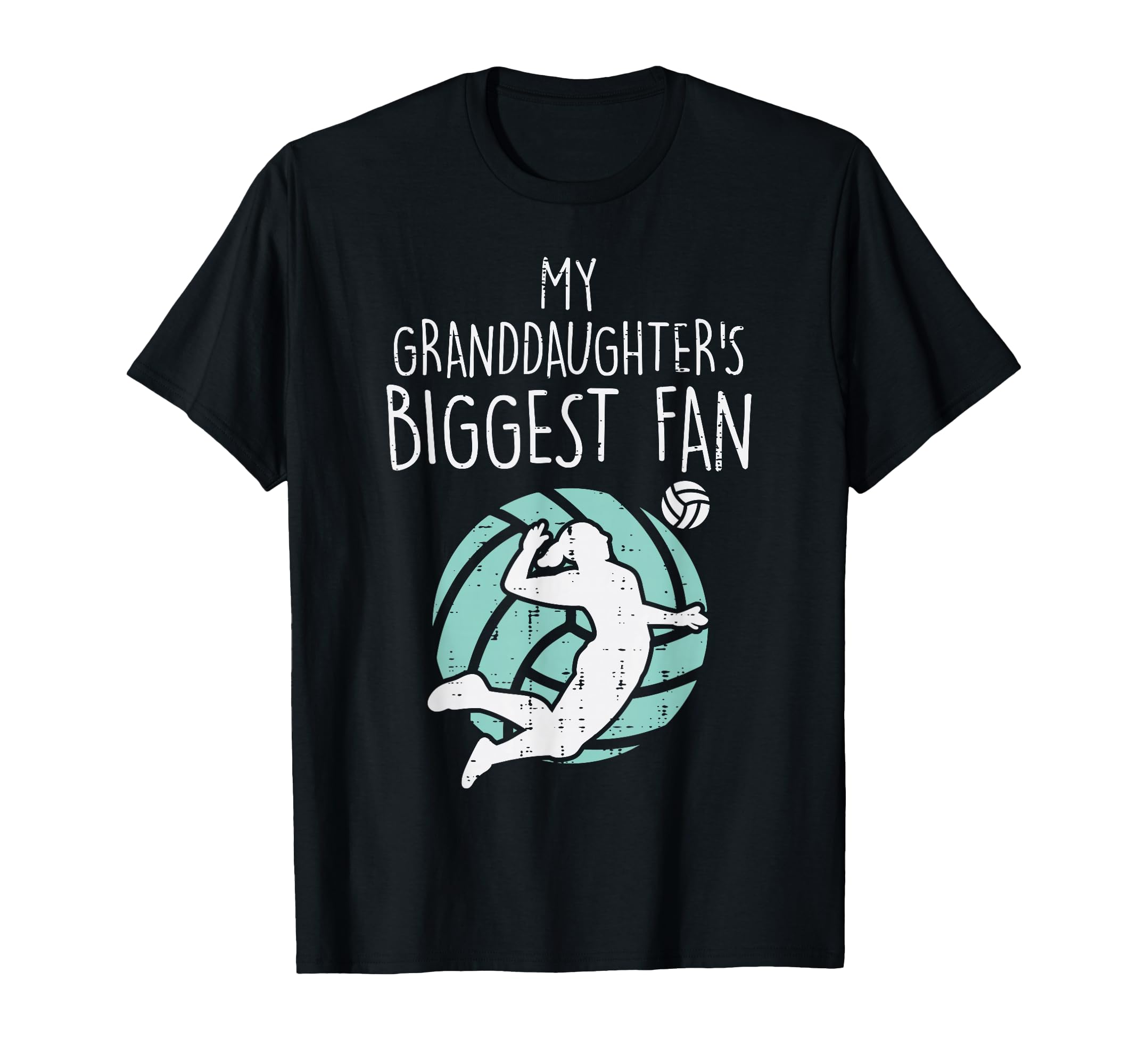 Granddaughters Biggest Fan Volleyball T-Shirt - Fun Novelty Design Unisex - T-Shirt, Sweatshirt, Hoodie