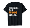 Husband Dad Running Legend Funny T-Shirt - Minimalist Print for Adults - T-Shirt, Sweatshirt, Hoodie