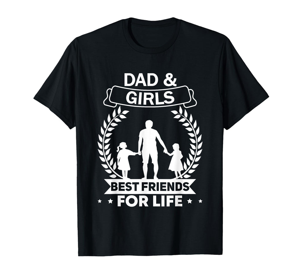 Dad And 2 Partnerlook Dad And Two Daughters T-Shirt - Graphic Print Unisex - T-Shirt, Sweatshirt, Hoodie
