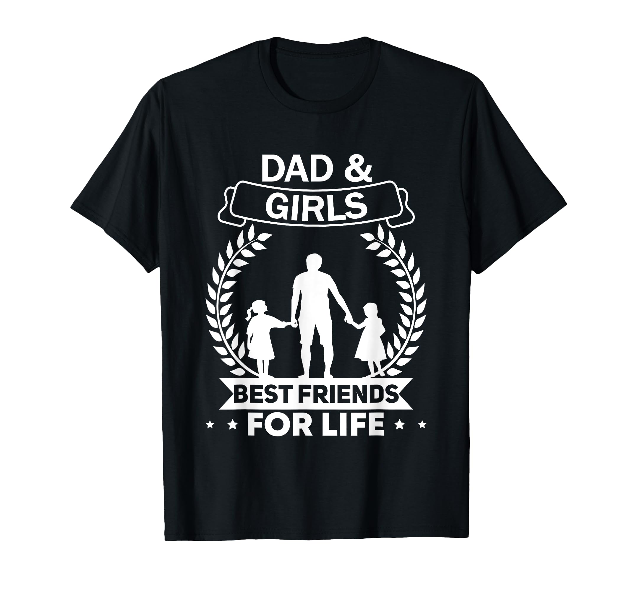Dad And 2 Partnerlook Dad And Two Daughters T-Shirt - Graphic Print Unisex - T-Shirt, Sweatshirt, Hoodie
