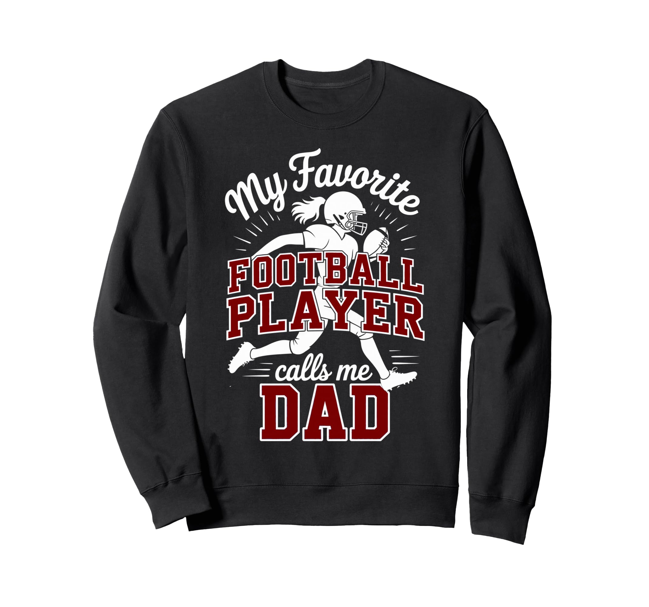 Favorite Football Player Calls Me Sweatshirt - Minimalist Print for Adults - T-Shirt, Sweatshirt, Hoodie