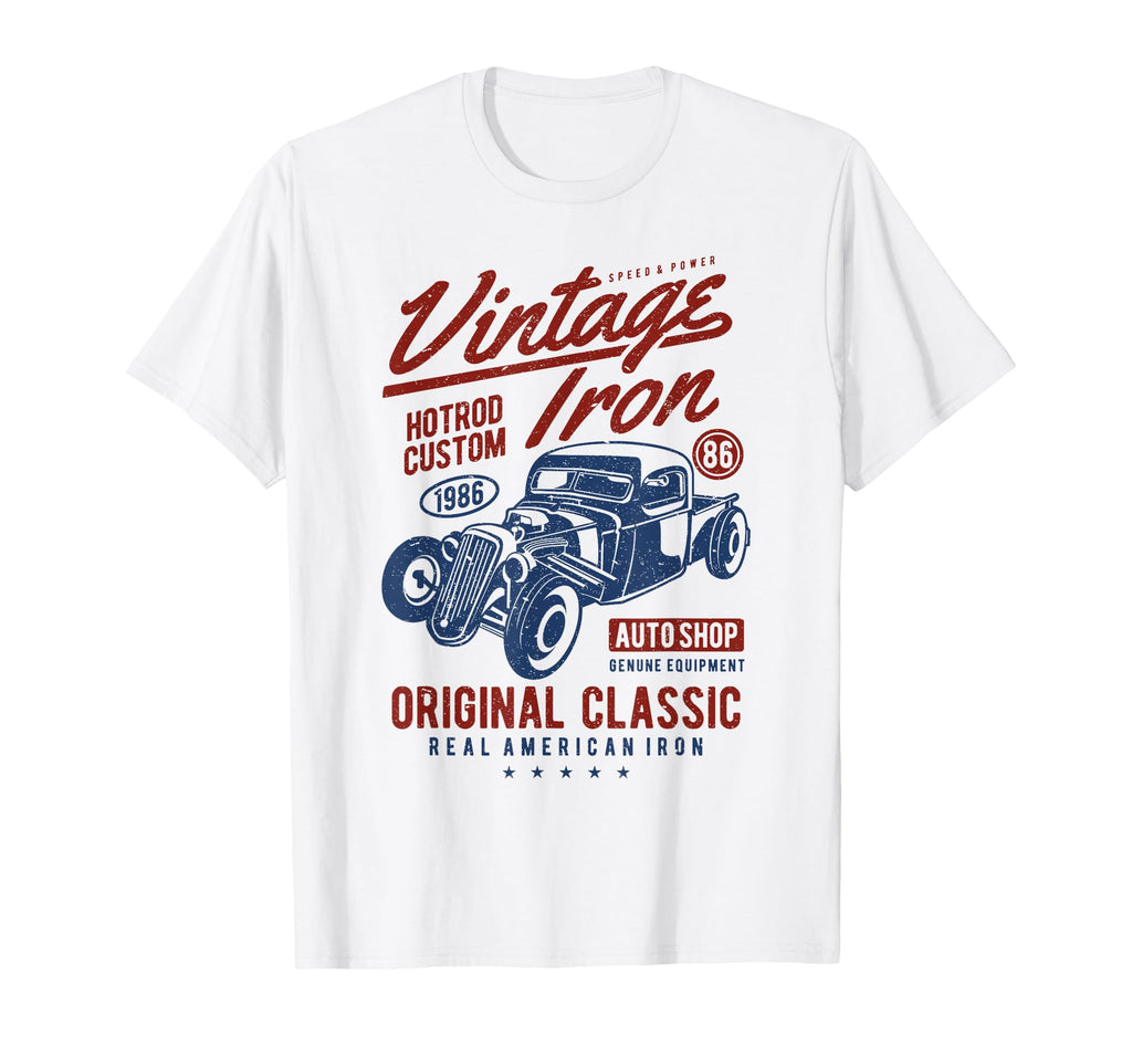 Iron Hot Rod Custom Original T-Shirt - Unique Graphic Men Women - T-Shirt, Sweatshirt, Hoodie