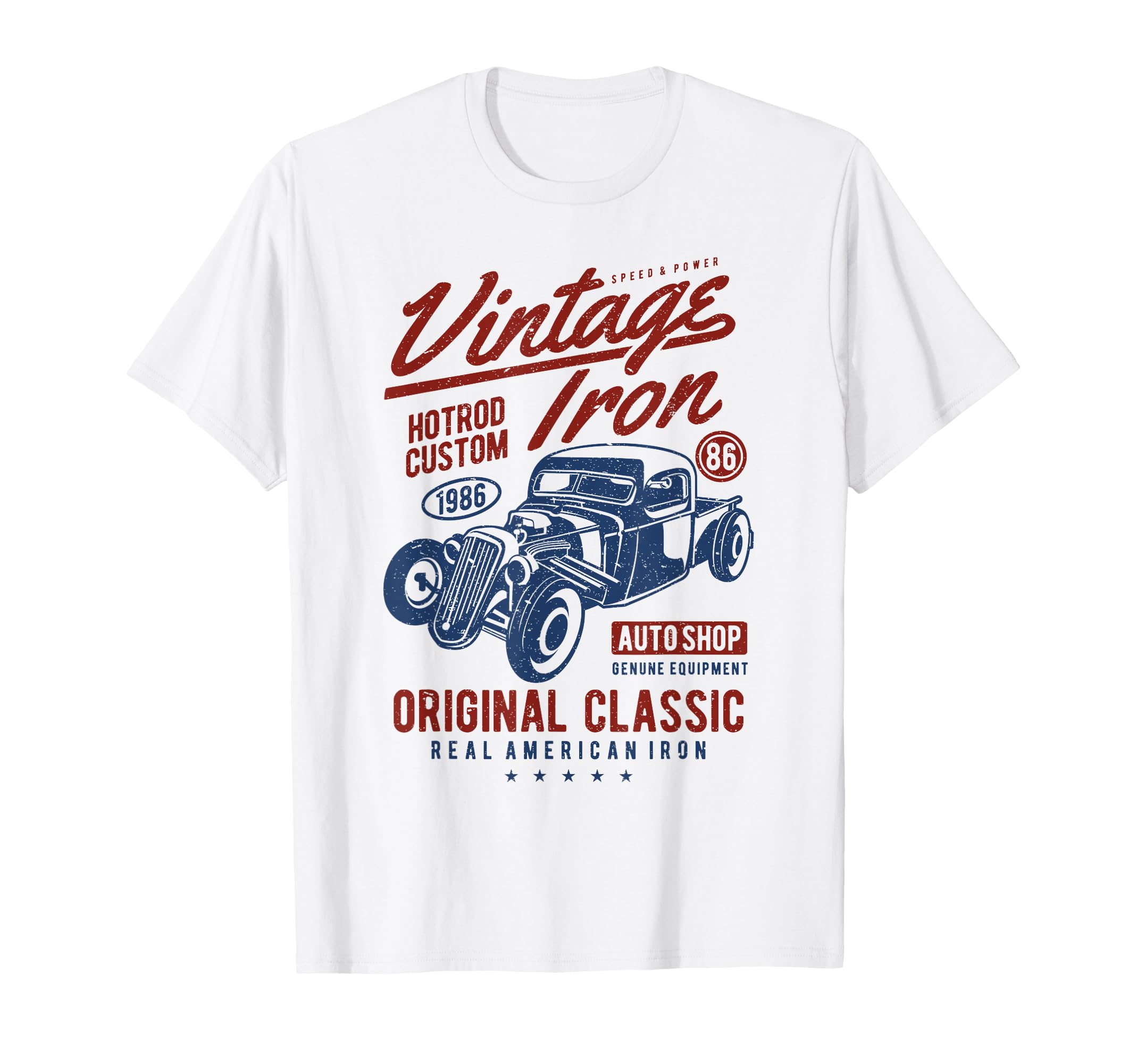 Iron Hot Rod Custom Original T-Shirt - Unique Graphic Men Women - T-Shirt, Sweatshirt, Hoodie