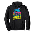 Dad Day Gamer Night Joke Video Game Hoodie - Streetwear Style Men Women - T-Shirt, Sweatshirt, Hoodie
