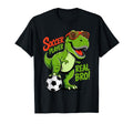 Dinosaur Soccer Fan Training Soccer T T-Shirt - Novelty Apparel for Adults - T-Shirt, Sweatshirt, Hoodie