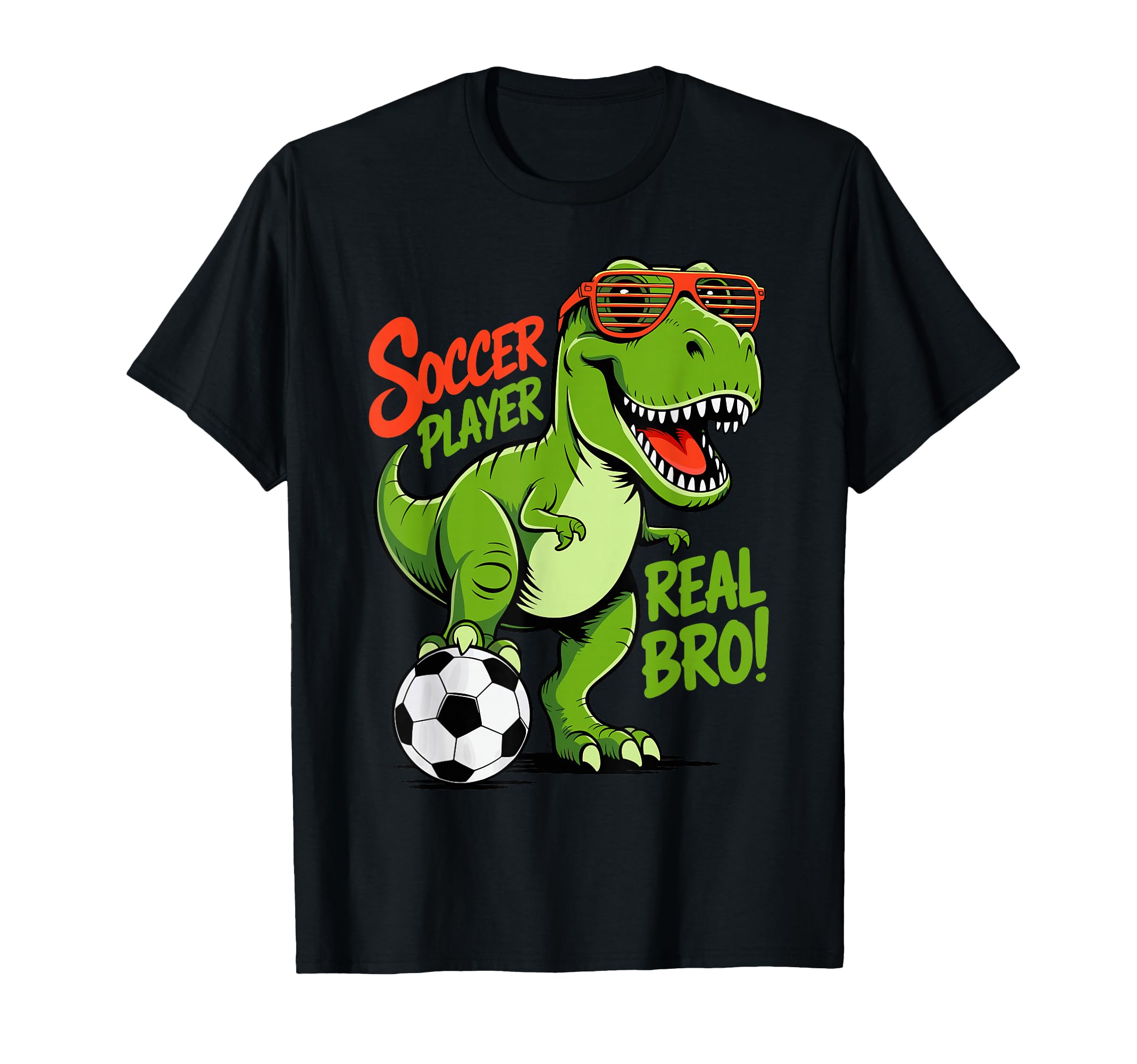 Dinosaur Soccer Fan Training Soccer T T-Shirt - Novelty Apparel for Adults - T-Shirt, Sweatshirt, Hoodie