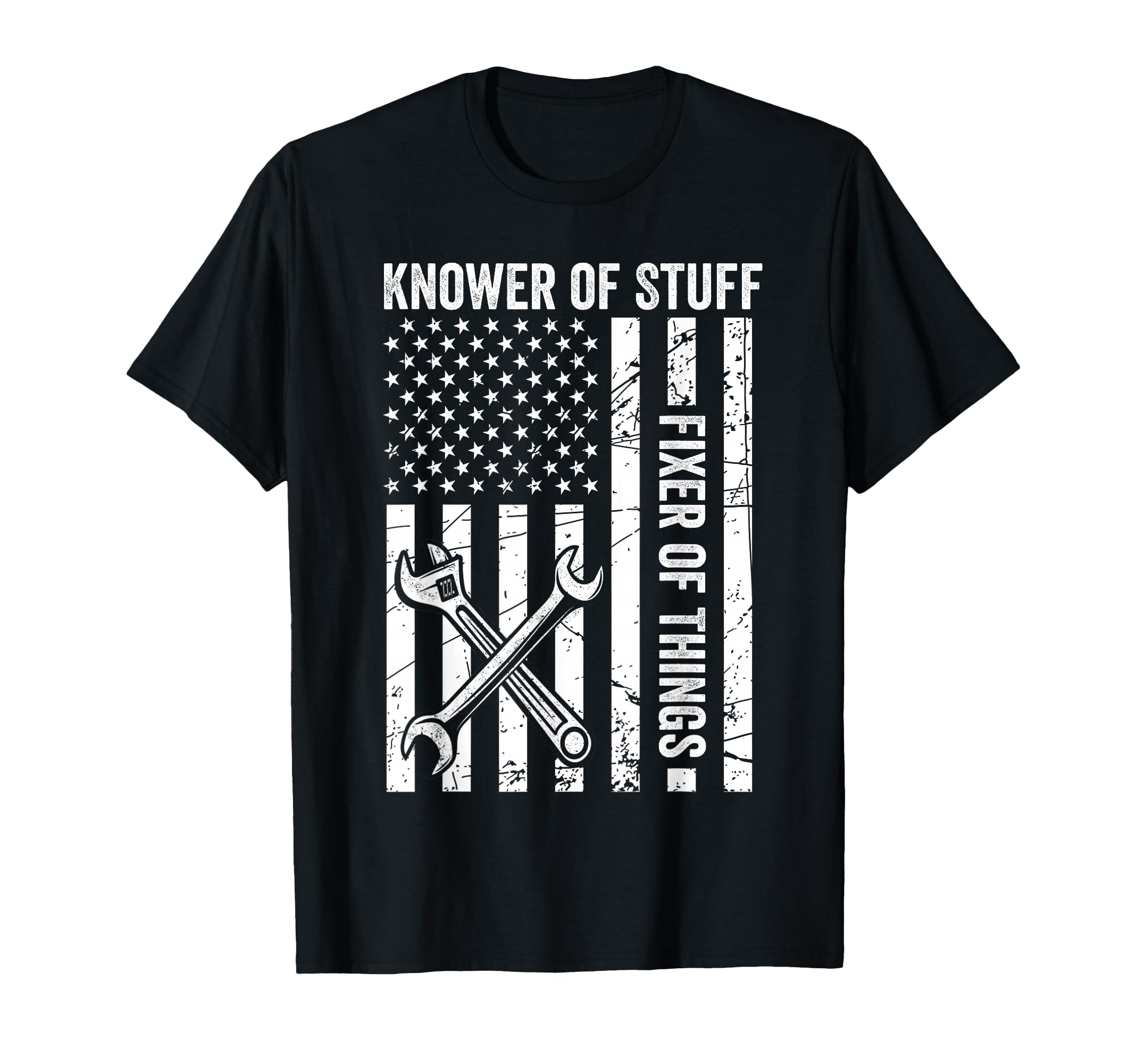 Knower Stuff Fixer Things Mechanic T-Shirt - Minimalist Print Men Women - T-Shirt, Sweatshirt, Hoodie