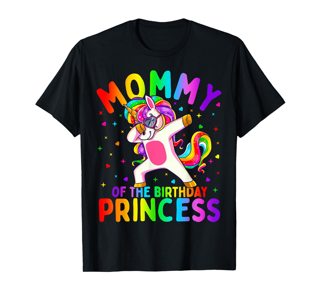 Mommy Birthday Princess Dabbing T-Shirt - Aesthetic Graphic Men Women - T-Shirt, Sweatshirt, Hoodie