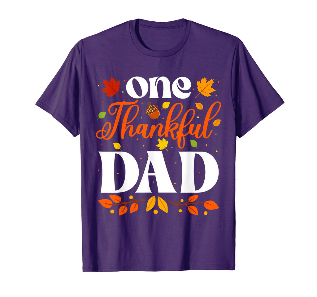 One Thankful Dad Thanksgiving Family T-Shirt - Novelty Apparel Men Women - T-Shirt, Sweatshirt, Hoodie