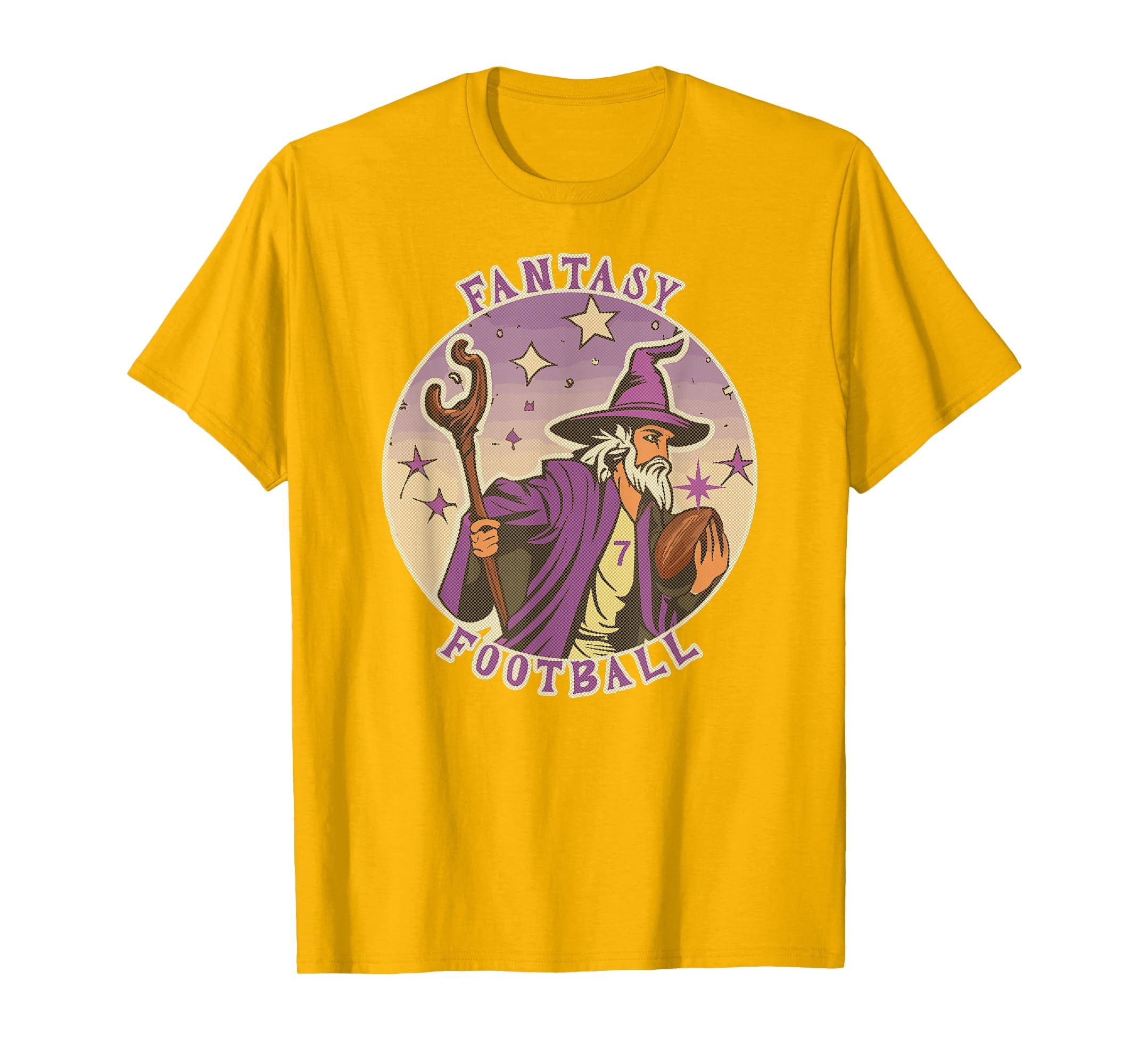 Funny Wizard Fantasy Football Player T-Shirt - Trendy Graphic Unisex - T-Shirt, Sweatshirt, Hoodie