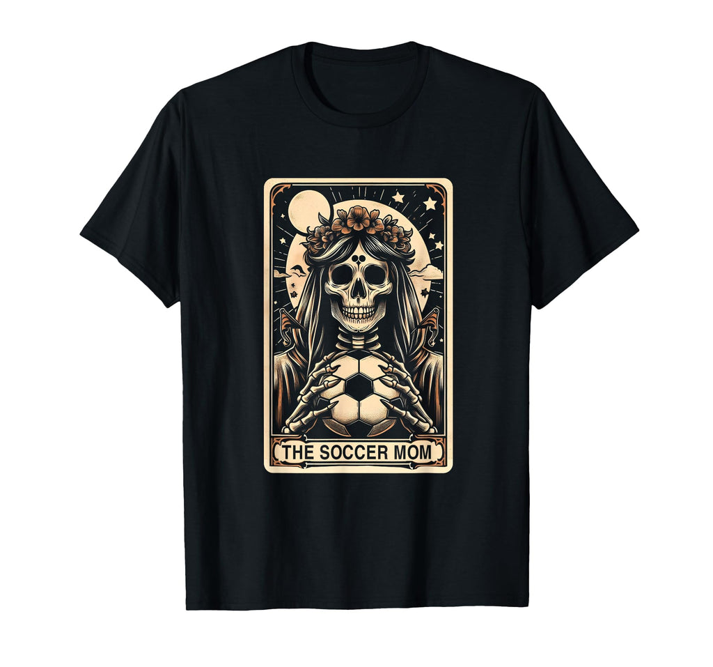 Soccer Mom Tarot Card Halloween T-Shirt - Custom Art Print Men Women - T-Shirt, Sweatshirt, Hoodie